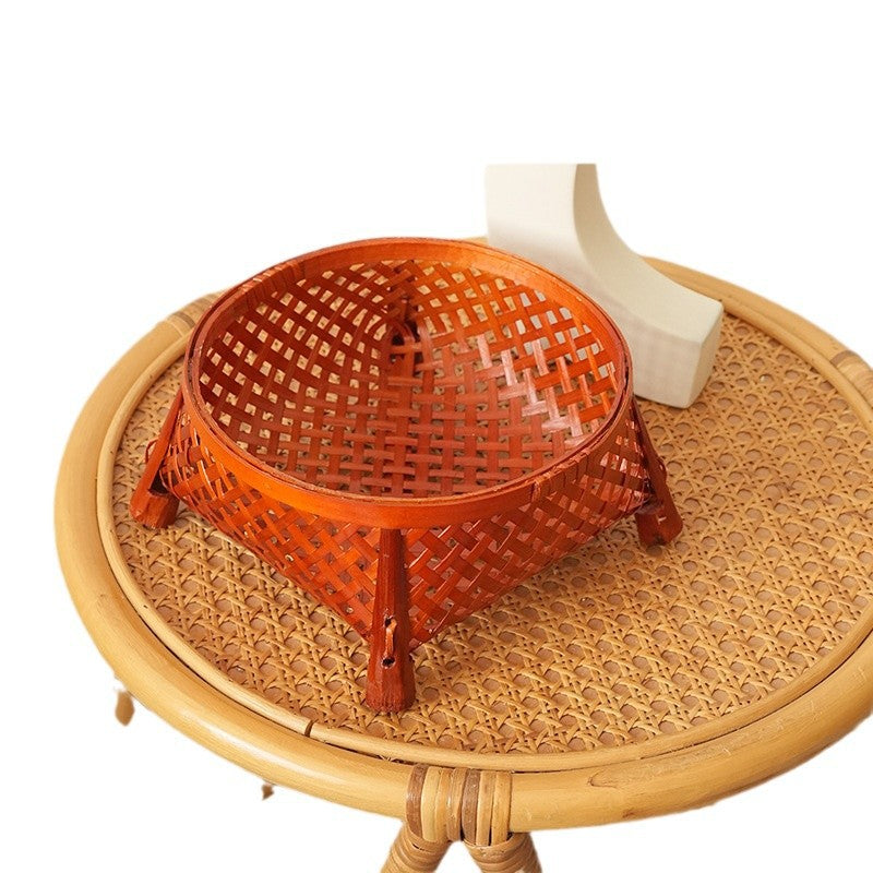 Damer håndflettet presentasjonskurv med stilfull design Skanto