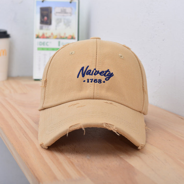 Herre Slitt Vintage Bomull Baseball Caps Skanto