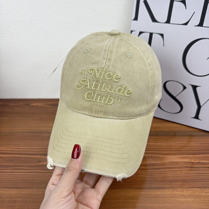 Herre slittet bomull baseball cap Skanto 1784270476