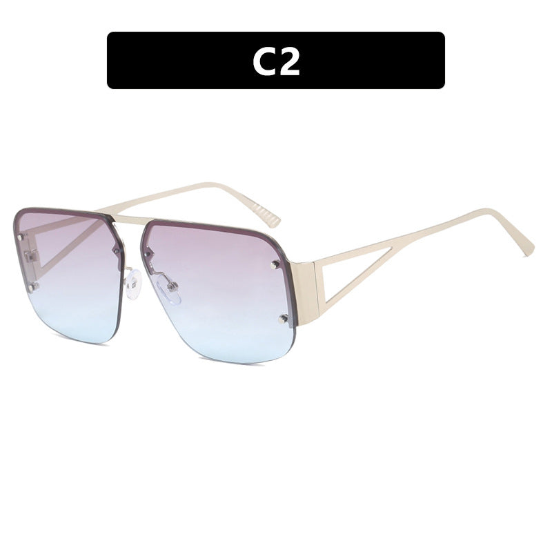 Damer optisk brille med elegant, geometrisk design og høykvalitets metallramme Skanto