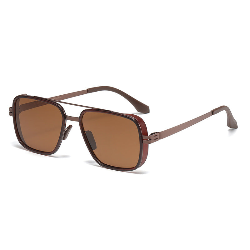 Herre premium solbrille i moderne kvadratisk design Skanto
