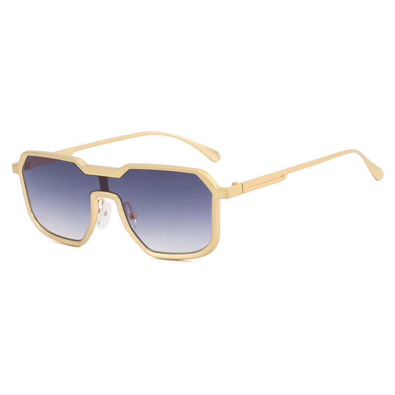 Dame ekstravagant geometrisk solbrille med beskyttende UV-filter Skanto