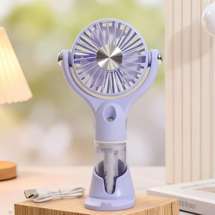 Damen bærbar sprayvifte med ergonomisk design og USB-tilkobling Skanto
