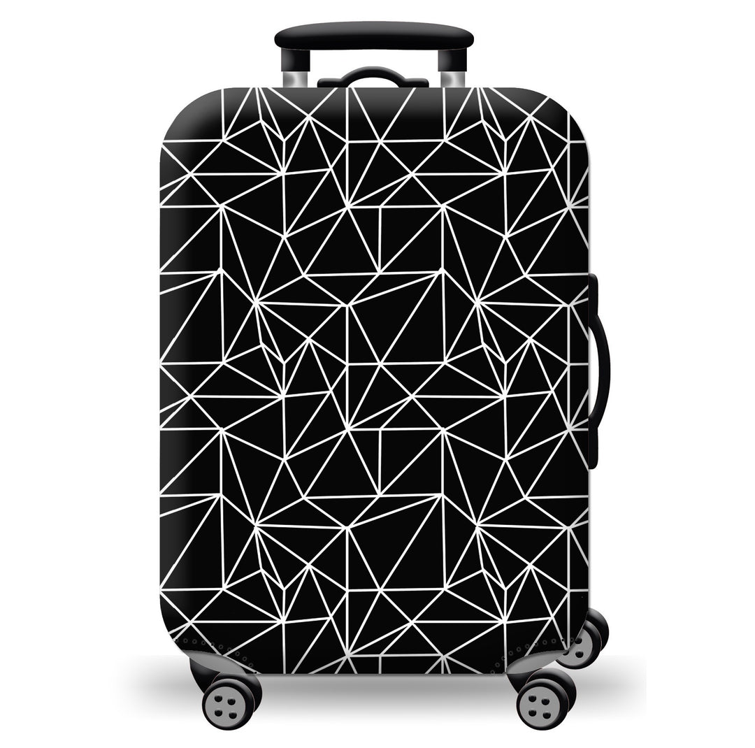 Geometrisk Reiselås Hard Shell Koffert Skanto