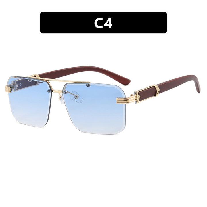 Damer geometrisk oversized solbrille med trendy design og luksuriøse detaljer Skanto