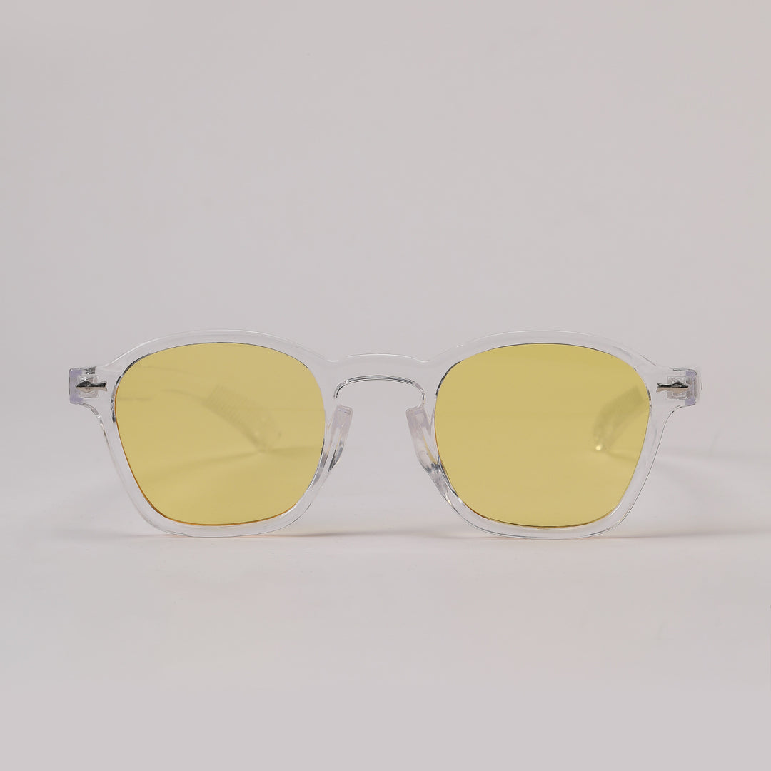 Dame moteriktig solbrille med innovativt design og matt plastikkramme Skanto