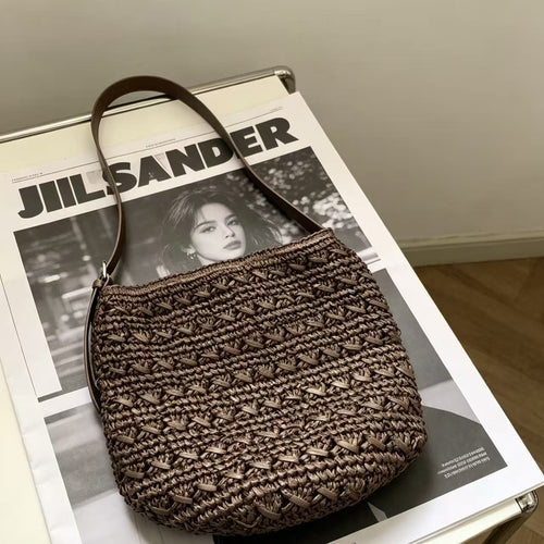 Håndveske med et moderne flettet design Skanto