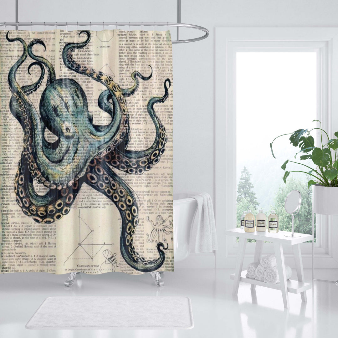 Havtema Kunst Duschgardin Skanto
