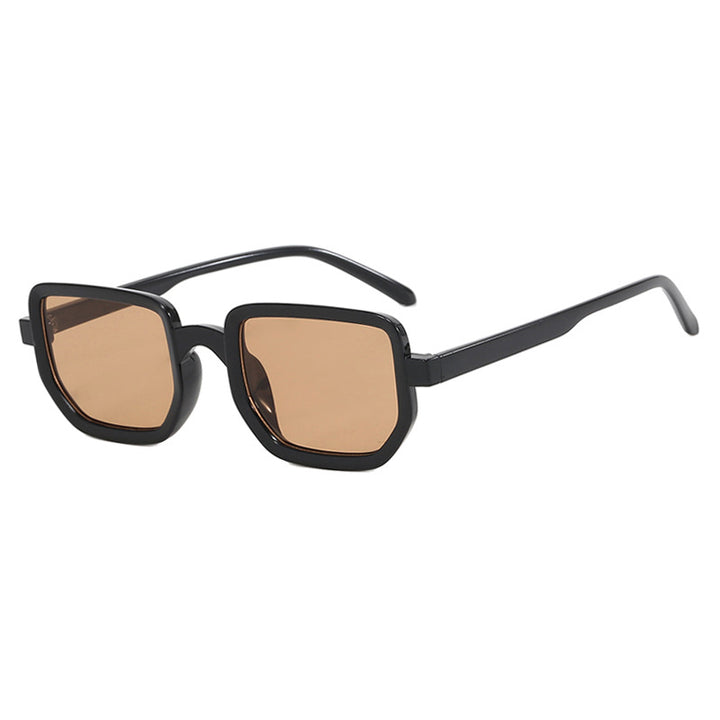 Dame geometrisk solbrille med moderne ramme og beskyttende glass Skanto