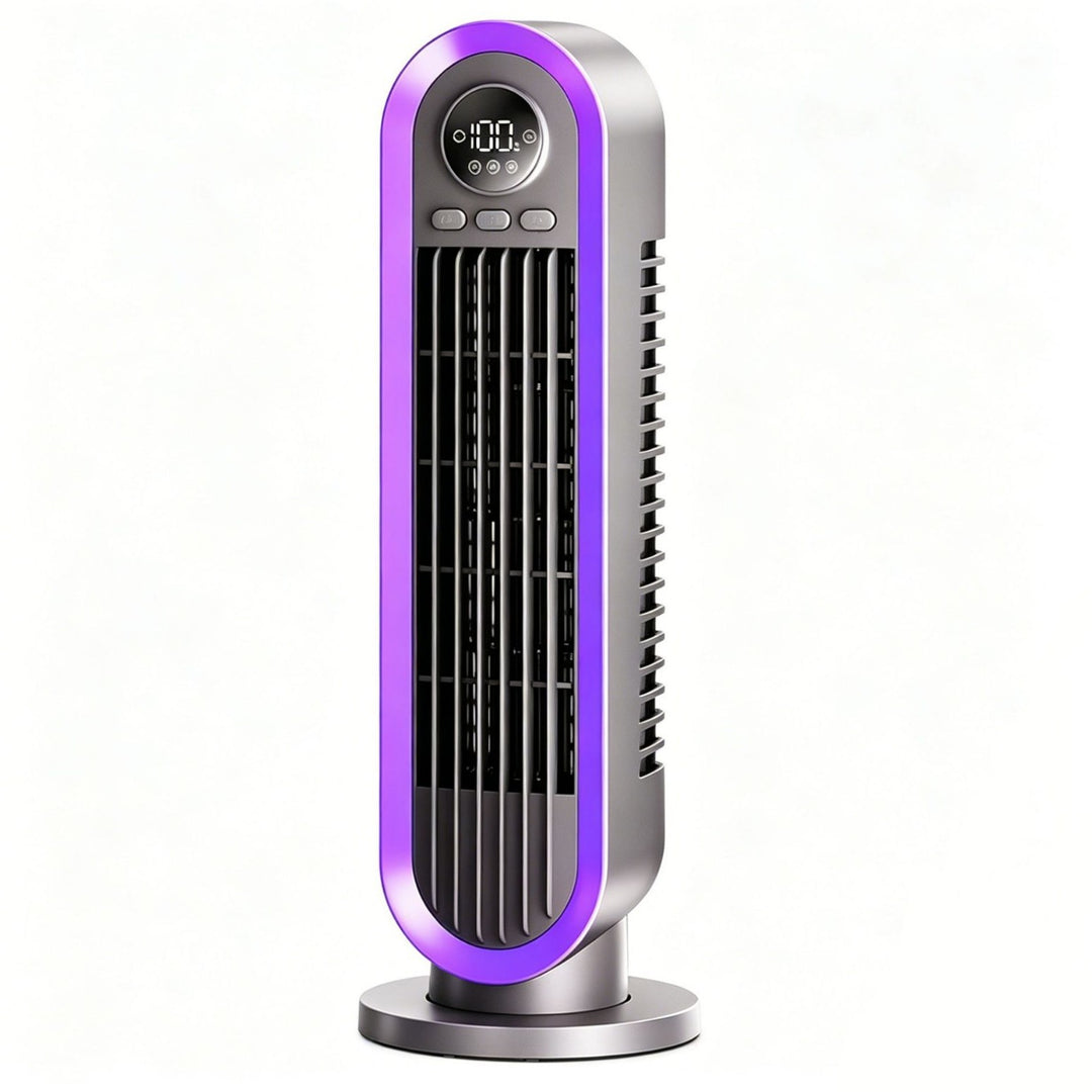 Herre Turmventilator med fjernkontroll og tidsur Skanto