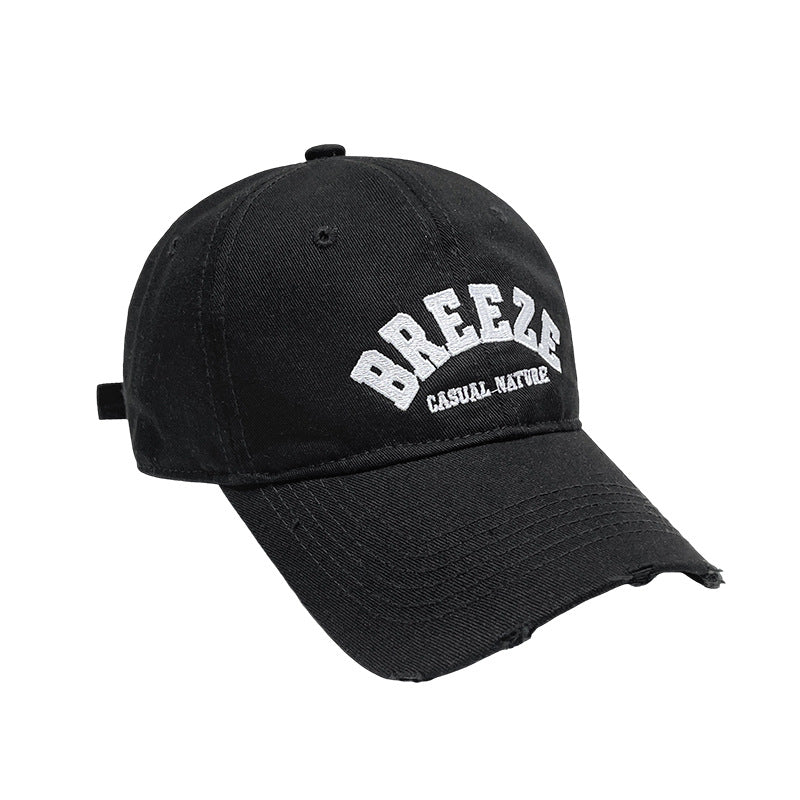 Herre Casual Slitt Bomulls Caps Skanto