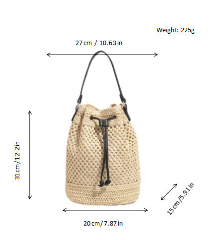 Lett Makramee Tote Bag Skanto