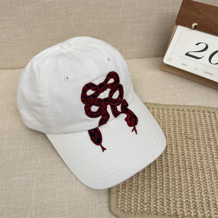 Damebroidered grafisk baseball caps Skanto