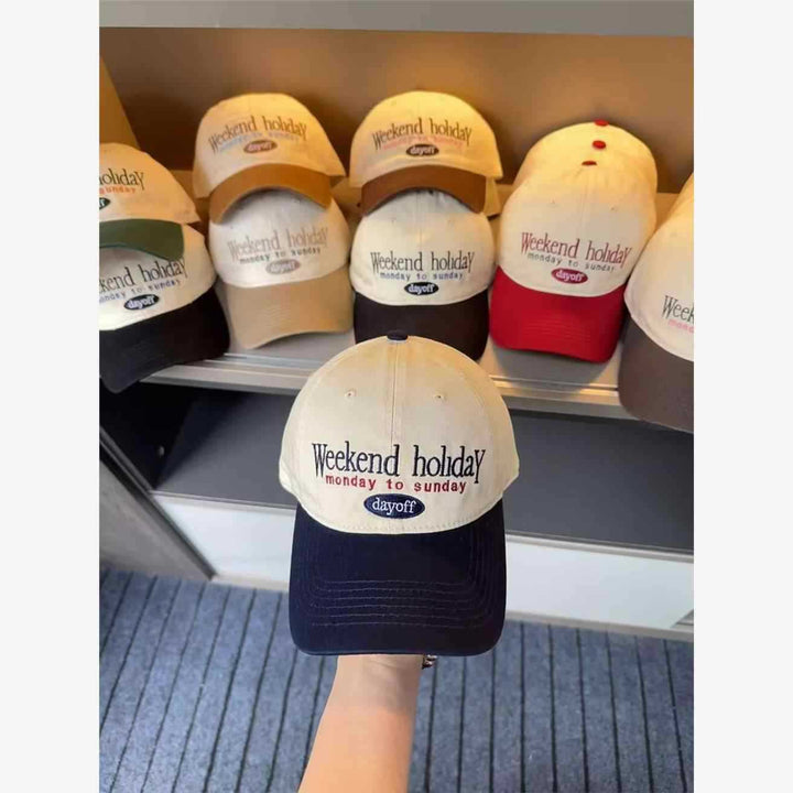 Kvinne Casual Brodert Justerbar Caps Skanto