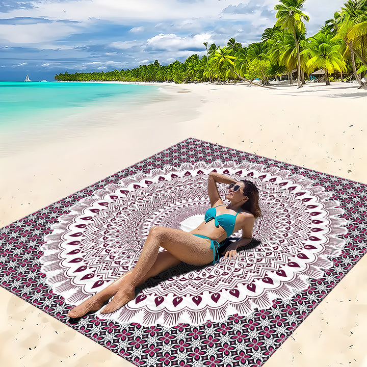 Mandala Design Strandmat Skanto