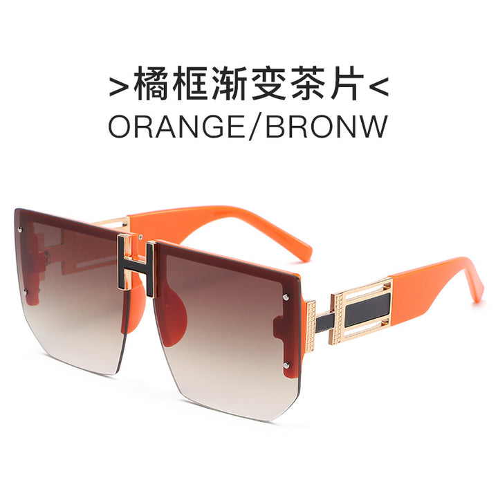 Dame futuristisk kvadrat solbrille Skanto