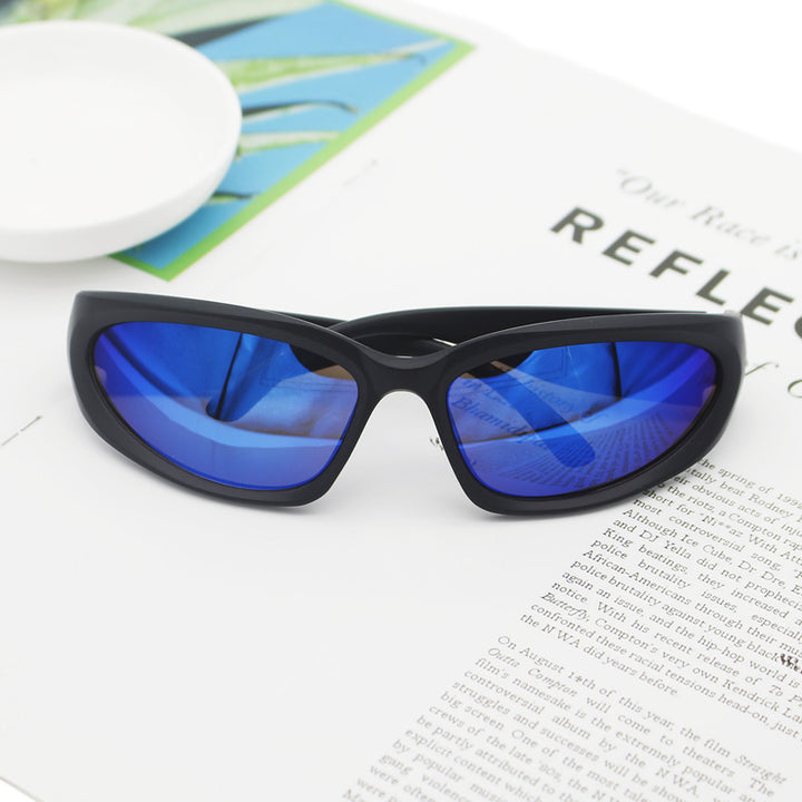 Damer Sporty solbrille med høykvalitets UV-beskyttelsesmateriale Skanto