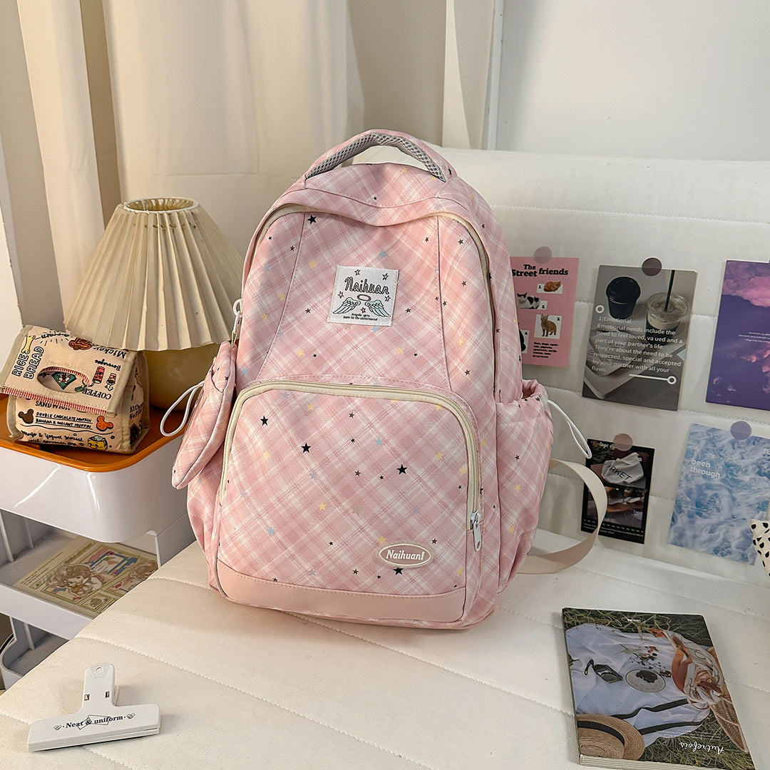 Casual Multi-Pocket Ryggsekk Skanto