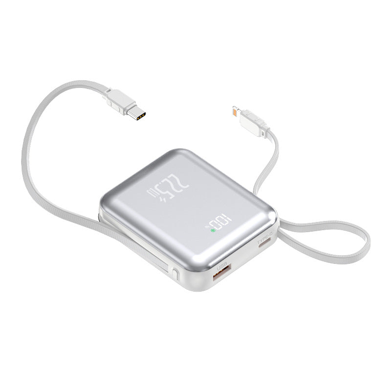Multifunksjonell powerbank med digital skjerm Skanto