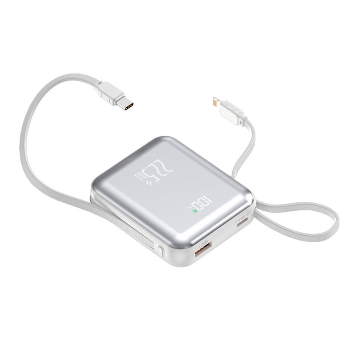 Multifunksjonell powerbank med digital skjerm Skanto