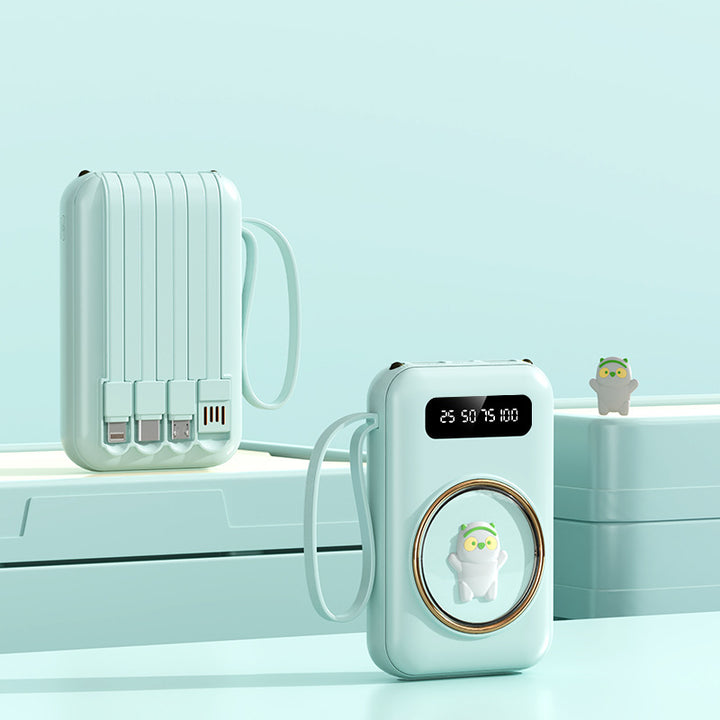 Praktisk USB-lader med digital skjerm Skanto
