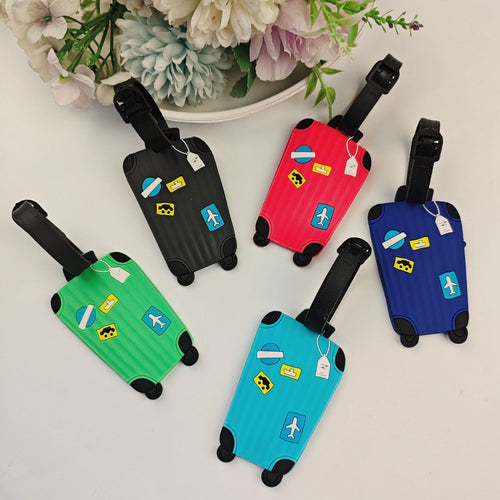 Unisex Bagasjeetikett i lekent reiseveske-design Skanto