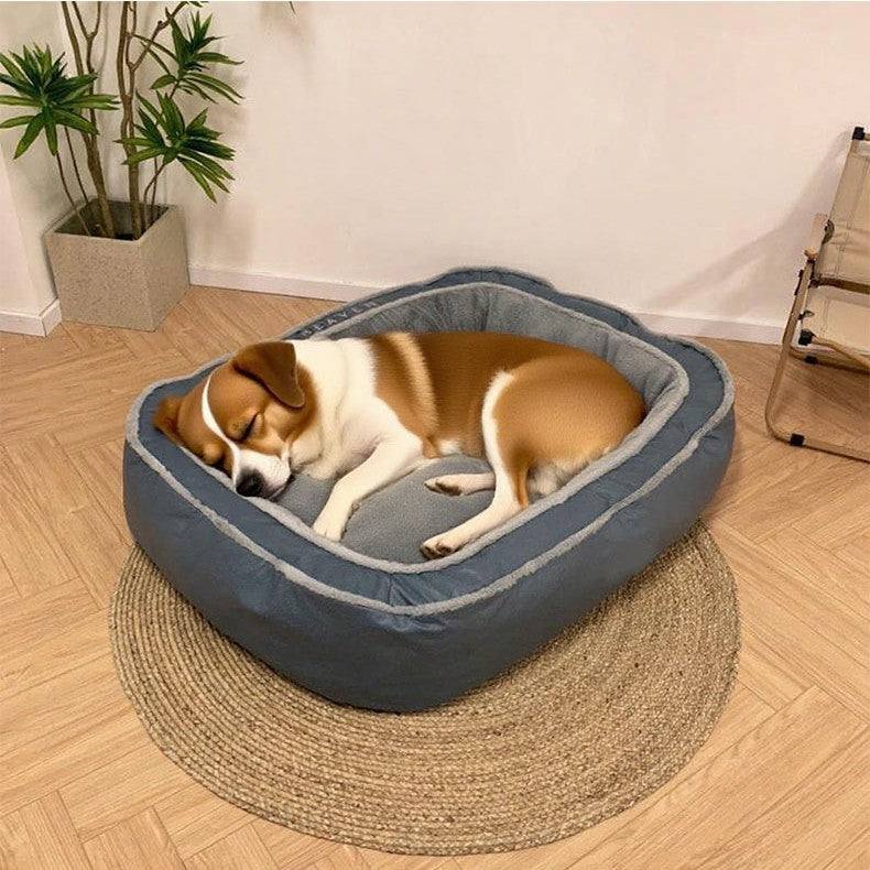 Koselig ortopedisk hundeseng