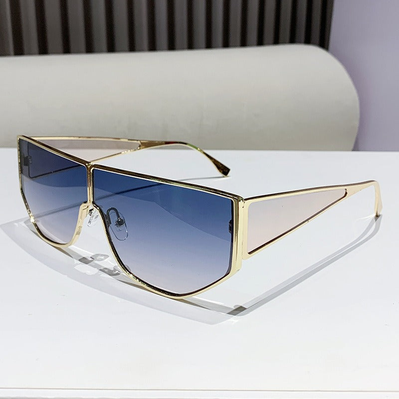 Men's Bold Statement Shield Sunglasses Skanto