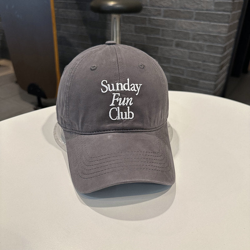 Unisex Brodert Bomull Baseball Caps Skanto