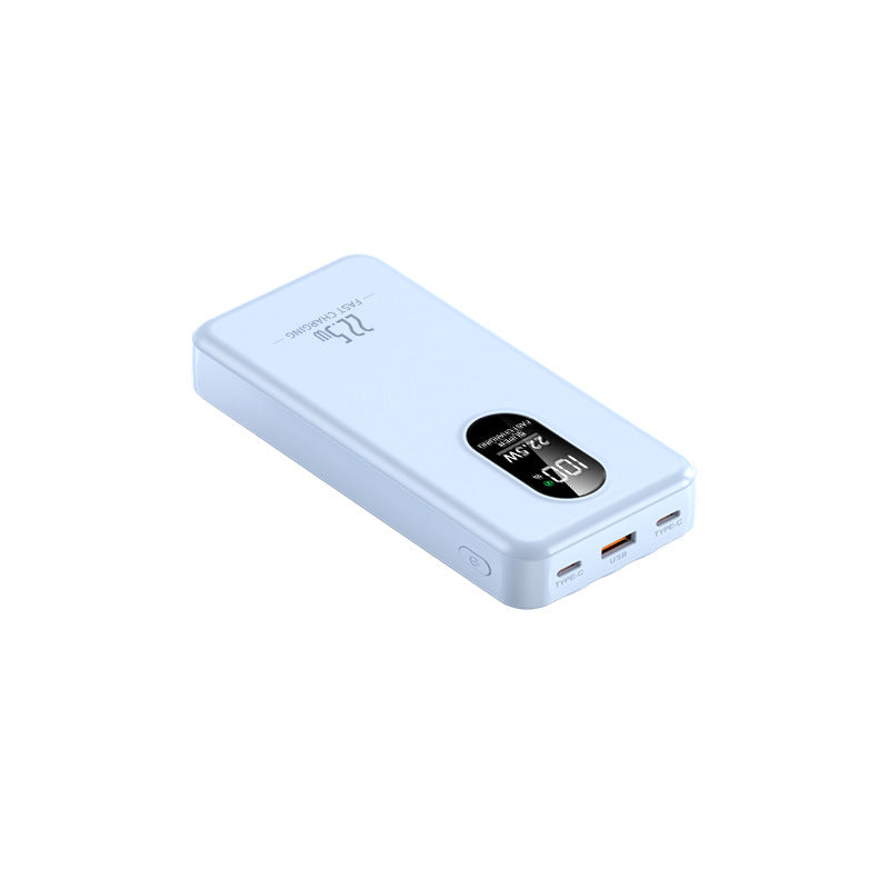 kompakt powerbank med integrert multifunksjonsladestatus Skanto
