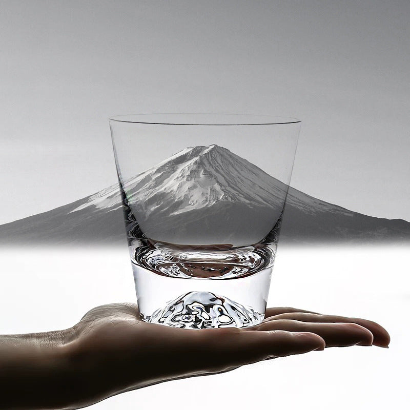 Japanske Mount Fuji Whisky Glass Set (Snow Peak Edition) | Skanto