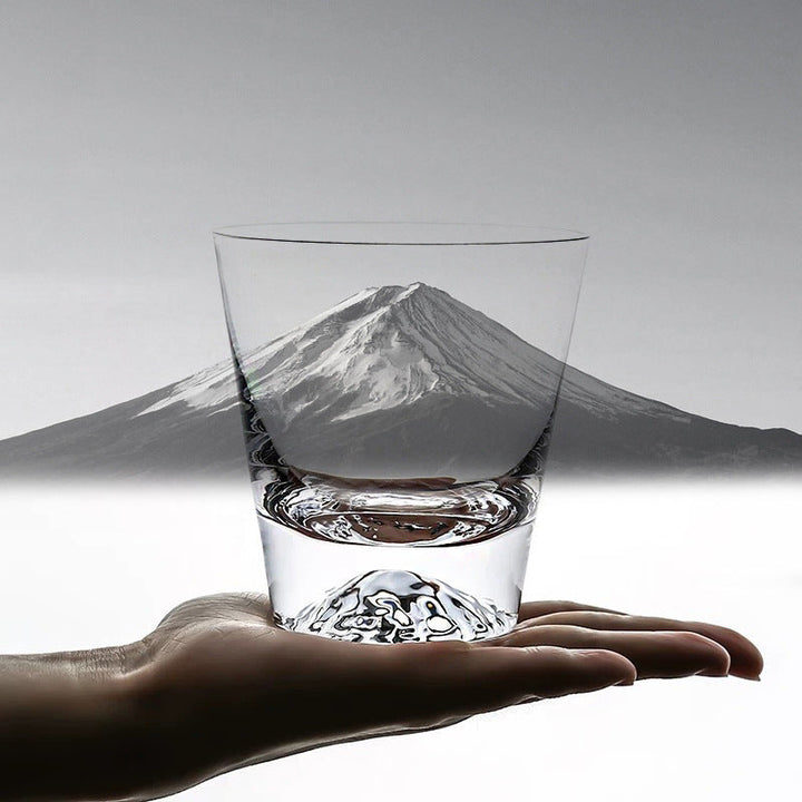 Japanske Mount Fuji Whisky Glass Set (Snow Peak Edition) | Skanto