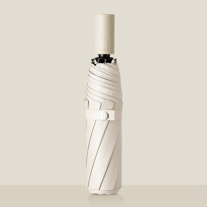 Dame Automatisk sammenleggbare paraply med ergonomisk design og vindresistent teknologi Skanto