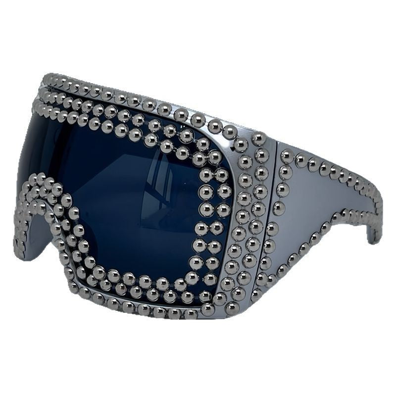 Dame moteriktig skibrille med unikt nagledesign Skanto