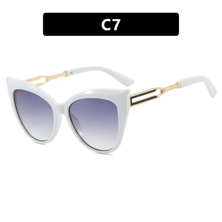 Dame cat-eye briller med elegant metallramme Skanto