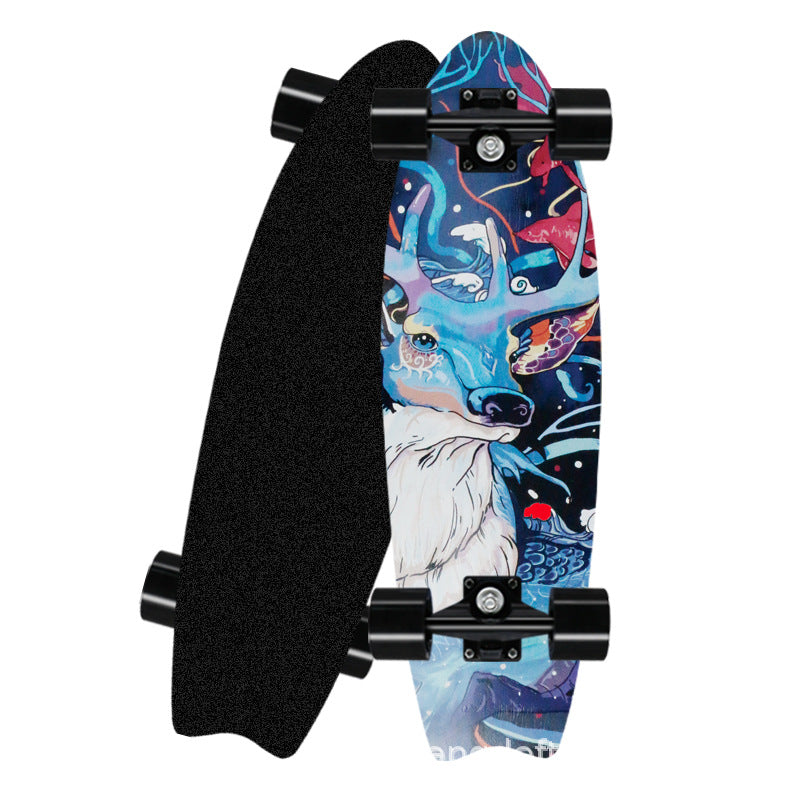 Surf-Inspirert Mini Cruiser Skateboard Skanto