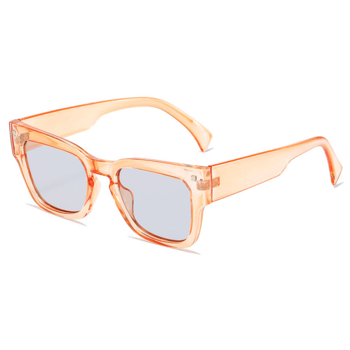 Dame moteriktig solbrille i trendy kvadratisk design Skanto