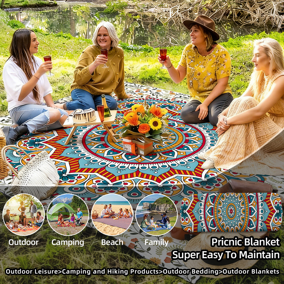 Mandala Design Strandmat Skanto