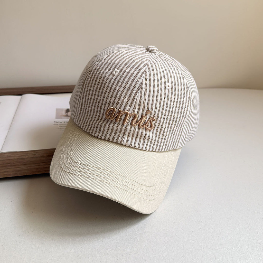 Kvinne Stripete Kategorisk Baseball Caps Skanto
