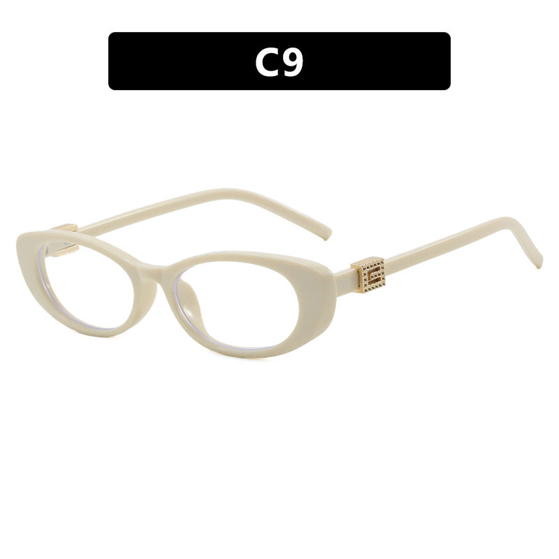 Dame elegant Cat-Eye solbriller med fine aksenter Skanto