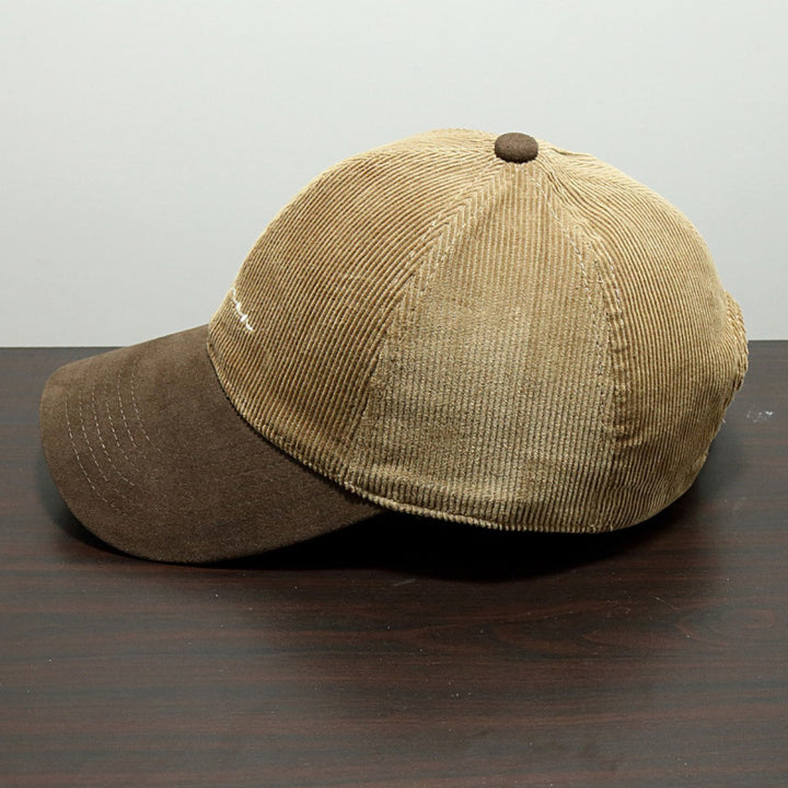 Herre Strukturert Corduroy Baseball Caps Skanto