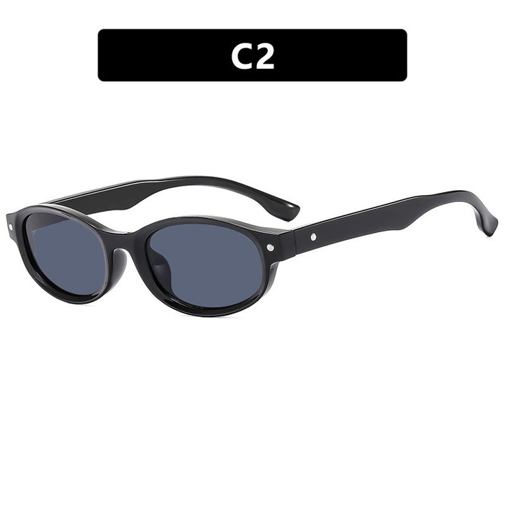 Dame Cat-Eye solbrille i elegant vintage-stil Skanto