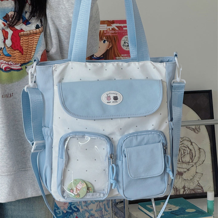 Multi-lomme Casual Tote Bag Skanto
