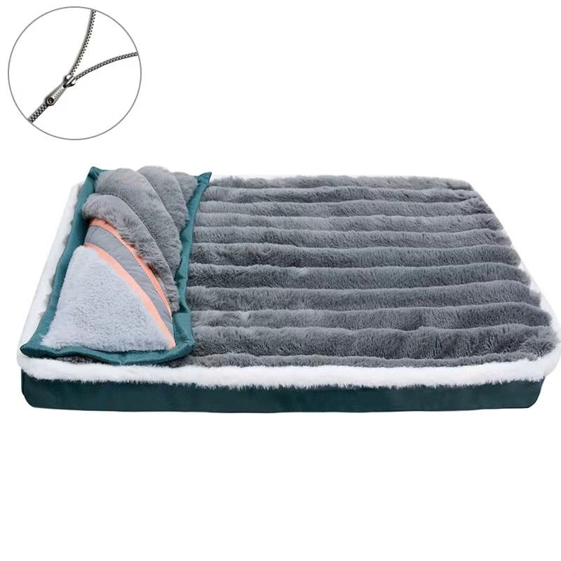 Anti-Slip Plysj  Madrass  Hundeseng