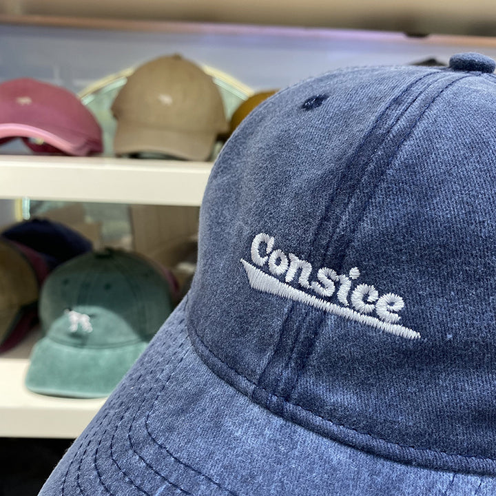 Herres Slitt Justerbar Denim Baseball Cap Skanto