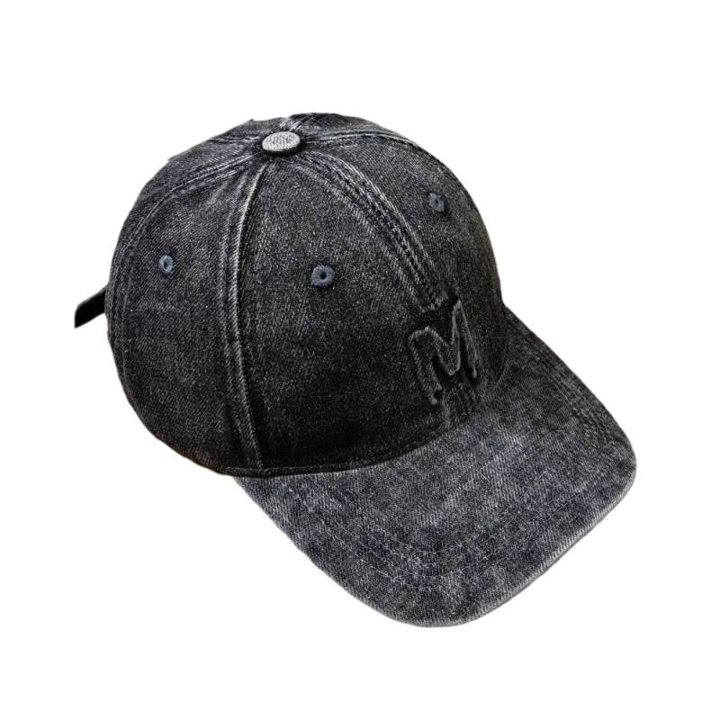 Herre Slitt Denim Baseball Caps Skanto