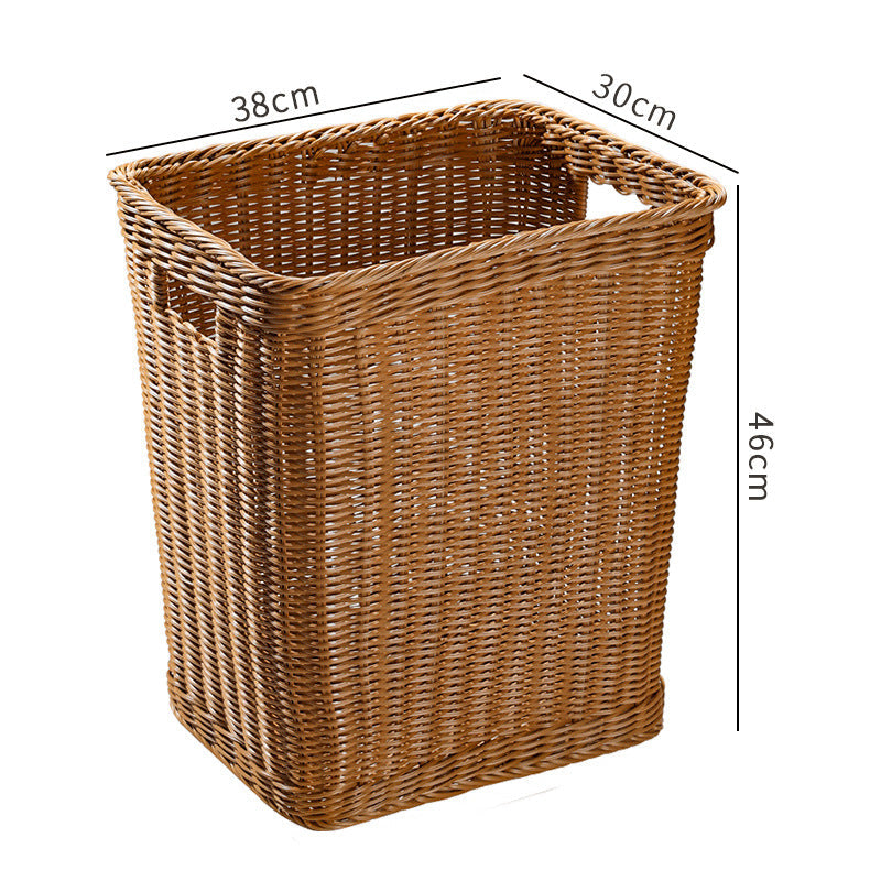 Premium Håndvevd Rattan Oppbevaringskurv Skanto