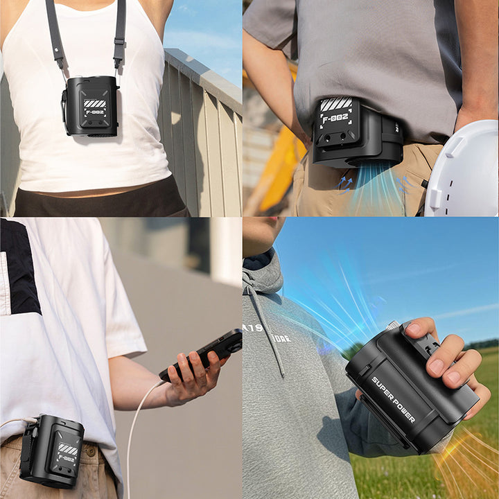 Unisex bærbar vifte Skanto