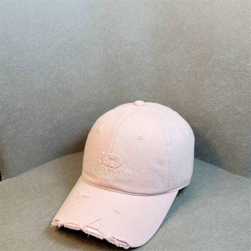Kvinne Slitt Fritid Justerbar Baseball Cap Skanto