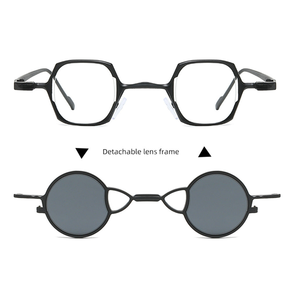Dame moteriktig solbrille med unikt rammedesign Skanto